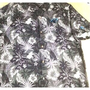 Tommy Bahama Carolina Panthers Mens XL Short Sleeve Button Up Hawaiian Shirt NWT